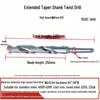 Harbin Extra Long Superhard Twist Drill Bit - Extended Taper Shank, 24-27mm, for Deep Hole Drilling Lathe