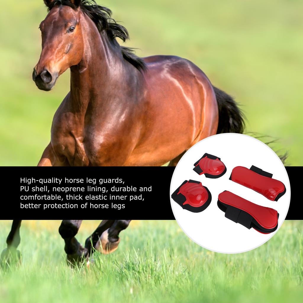 Horse Support Boots Leg Thicken Cov Elastic Brthable Wrap Cushion Pad