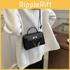 2023 New Spring Fashion Women's Shoulder Bag Street Style Pu Casual Commuter Small Square Bag