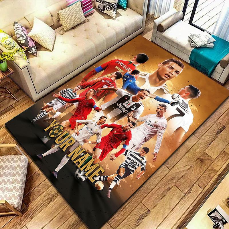 Cr7 Custom Name Carpet Rug For Living Room Bedroom Home Sofa Decoration Kids Play Nonslip Floor Mat
