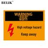 BELIK High Voltage Warning Sign
