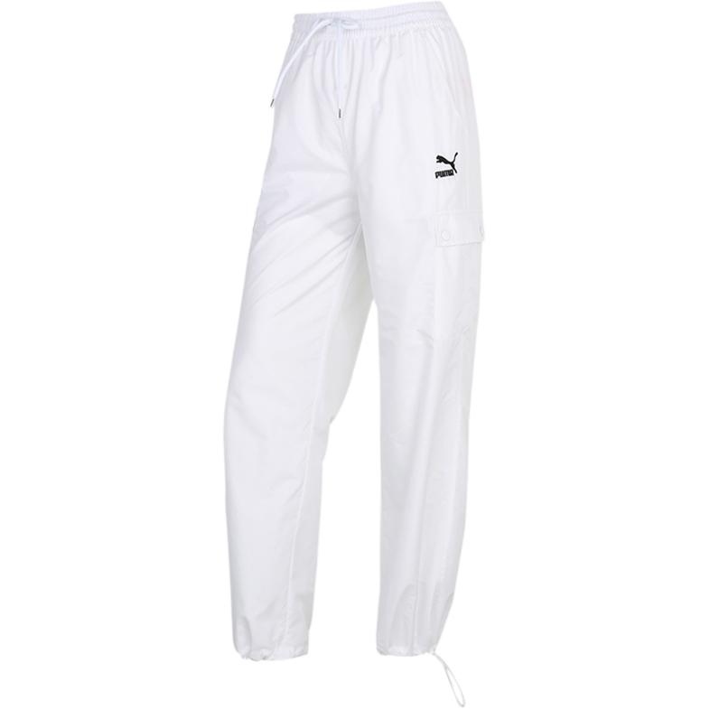 PUMA Cargo Pants Women s White Moderate Cargo Pants 531378-02 M
