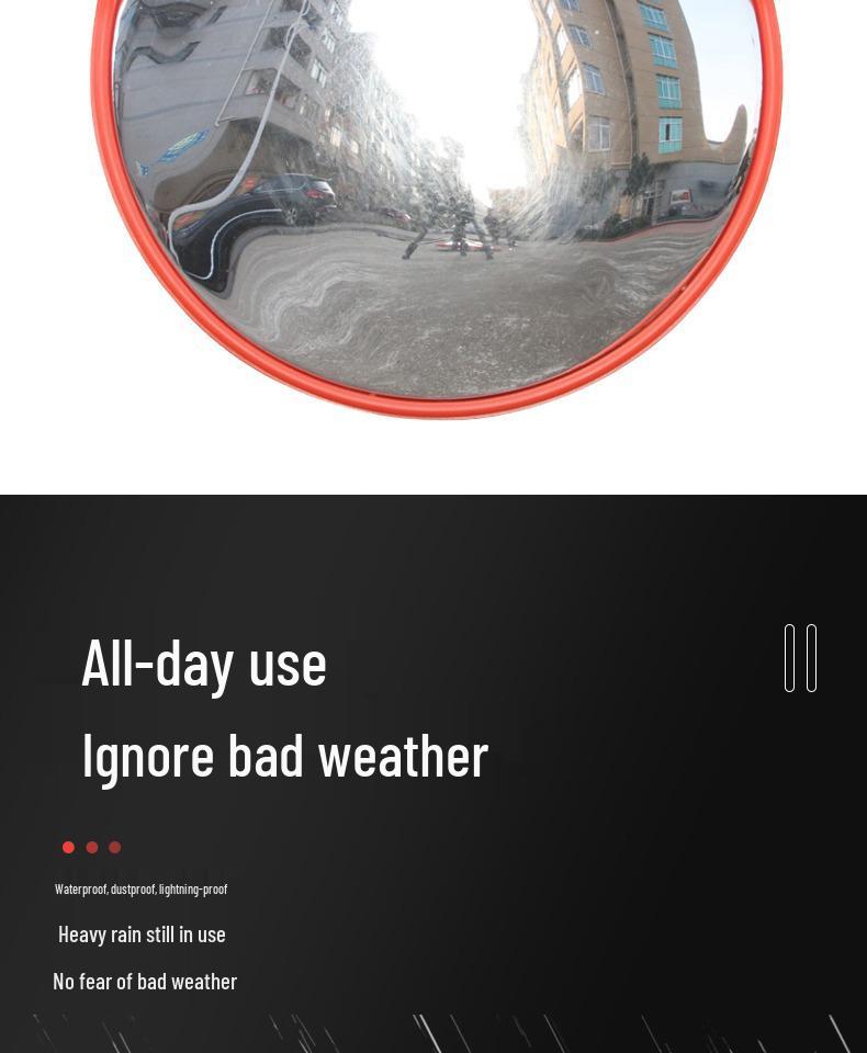 Wide-Angle Traffic Convex Mirror for Intersections