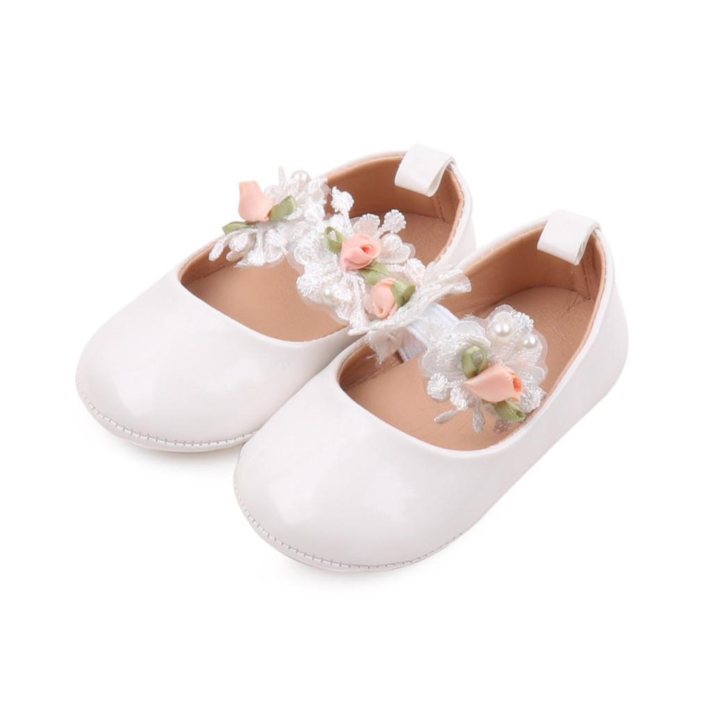 Princess Baby Shoes For Girls 0-1 Year Old Breathable Soft Sole Toddler Sneakers