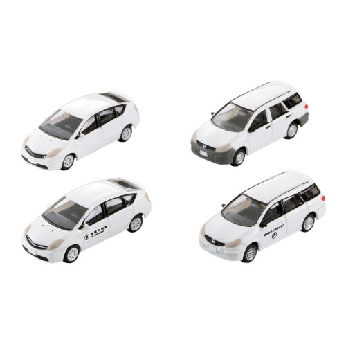 The Car Collection Car Collection Basic Set Selection (Select) Business Car White Diorama Supplies