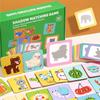 Matching Cards Puzzle Sets Educational Activities Sorting Toy for Classroom Kindergarten Daycare Travel Preschool Kids Ages 3