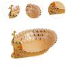 Fruit Bowl Peacock Shape Fruit Plate Candy Snack Tray Table Centerpiece Snack Tray for Holiday Desktop Wedding Kitchen Decor