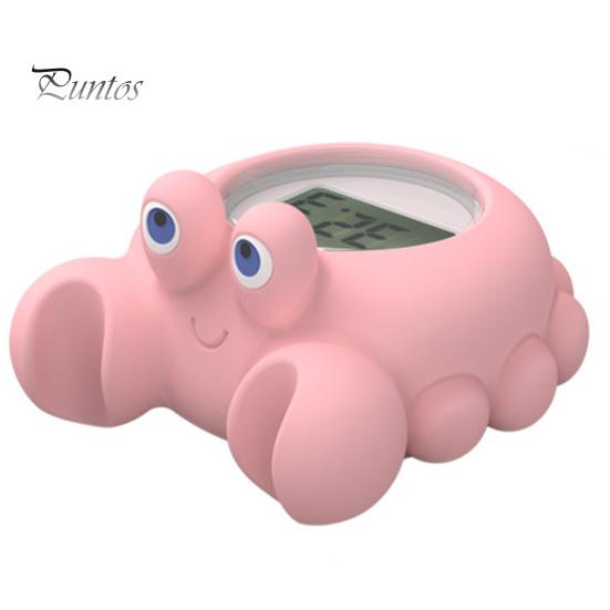 Kids Bath Thermometer Cartoon Duck/Crab/Whale/Octopus Shape Water Temperature Measuring Tool Precise Measurement Waterproof Thermometer Shower