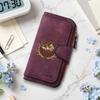 Vintage Adventure Pattern Long Wallet PU Leather Multi Card Slot Large Capacity Portable Fashion Purse for Daily Use