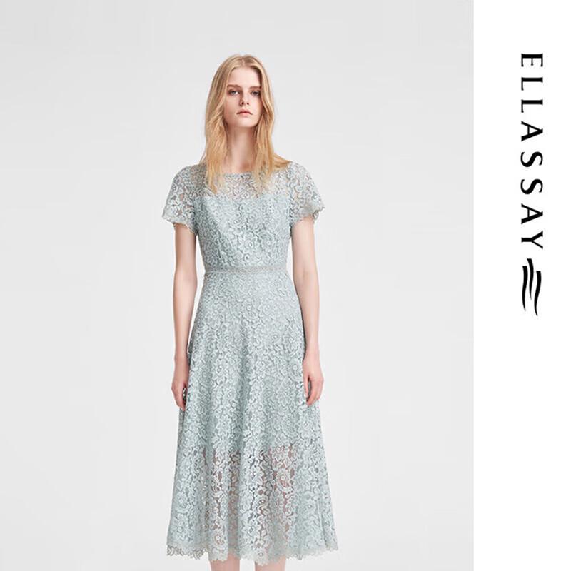 

ELLASSAY Элегантное кружевное платье А-силуэта M
