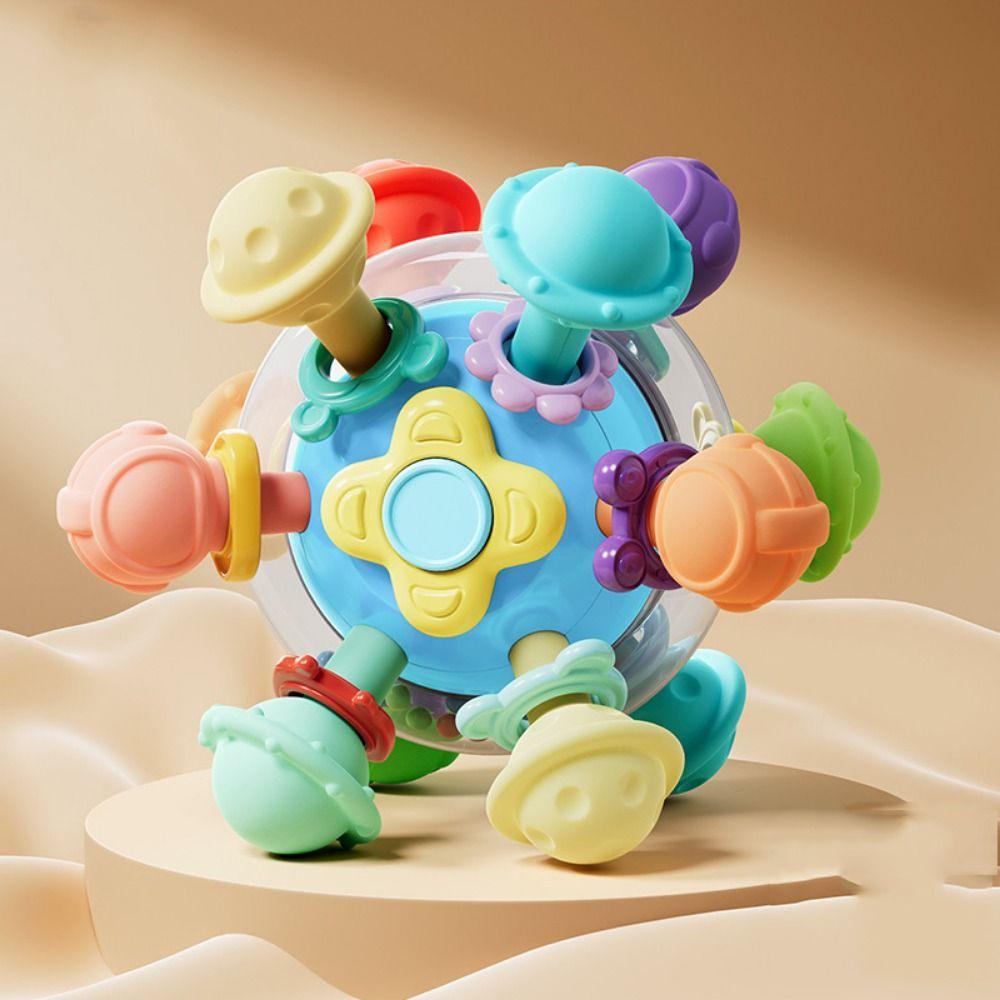 BPA Free Baby Rattles Toys Colorful Multi-Sensory Baby Toy Sensory Chew Toys  Grasping Activities