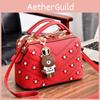 Flower Vintage Embroidery Trendy Pu Crossbody Purse Hidden Pocket Sequin Bags