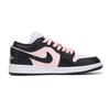 Jordan Air Jordan 1 Dopamine Dressing Abrasion Resistant Low top Vintage Basketball Shoes Women's Black Pink DC0774-101(Team32-)