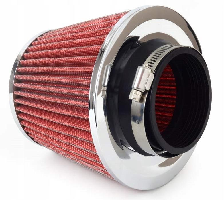 Sport Air Filter Cone Chrome+3Adapters