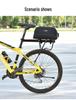 Bicycle & Scooter Rear Seat Pannier: Battery & Storage Tail Bag for Mountain Bikes & Motorcycles