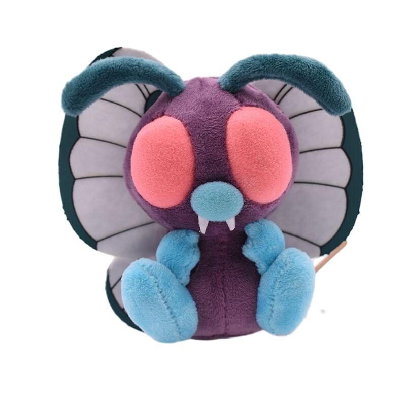 Small Sprite Fit Series Butterfree Plush Toy With Short Plush And Pp Cotton Filling