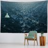 Sparkling Sea Tapestry Landscape Wall Hanging Cloth Bedroom Wall Decoration Room Decoration Outdoor Picnic Mat Beach Sheets