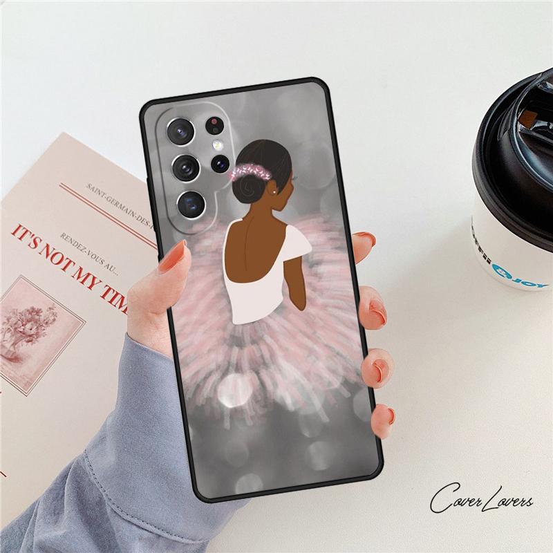 Ballerina Dance phone case For Samsung Galaxy S24 S25 S23 S22 Ultra Note 10 20 Plus S20 S21 FE Cover