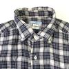 LUCIANO BRANDI Made in Italy Long Sleeve Shirt Gray × Blue Check Pattern Men’s 41/16(USED)