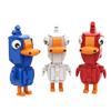 MOC Goose Goose Duck Building Blocks Toy - Blue, White, Red - Compatible with Lego Small Parts