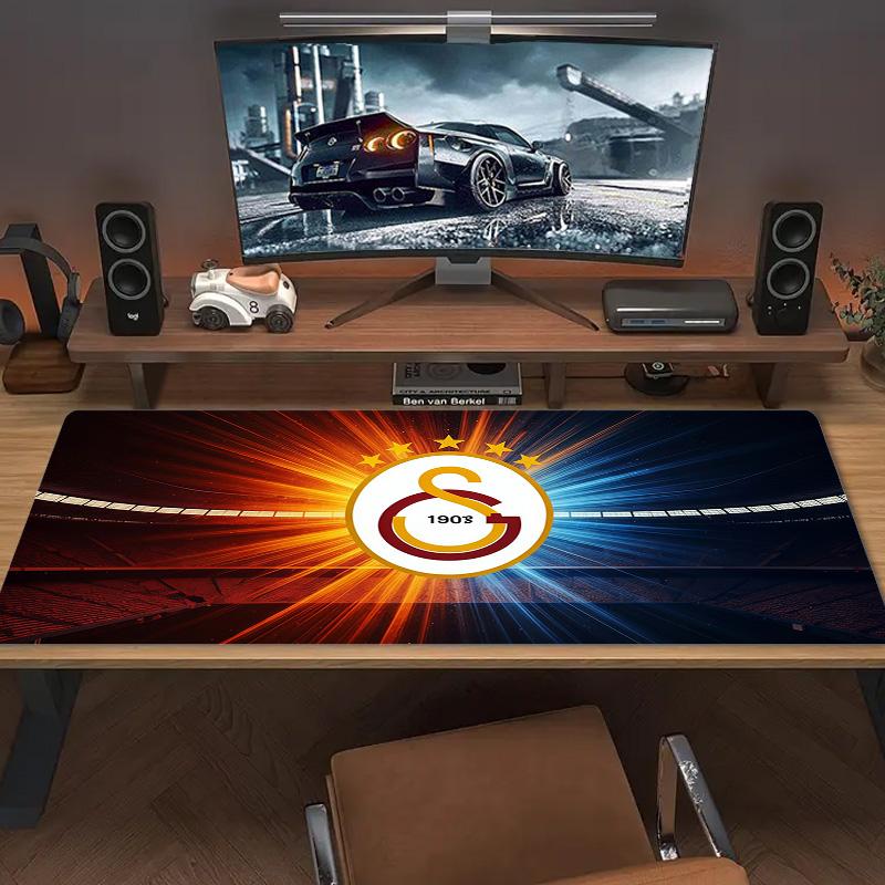 Galatasaray SK2 Print Cushion Non-slip Laptop Tablet Big Mousepad XXL Mat Mini PC Playmat With Lock Edge