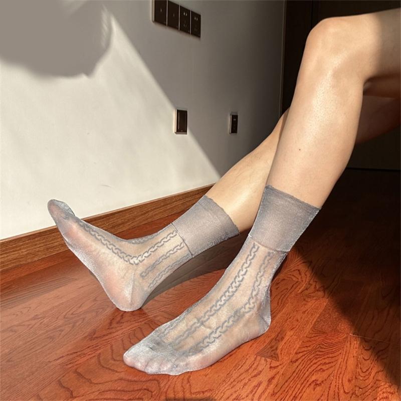 1 Pair Supportive Prom Socks Sheer Business Socks Soft Nylon Work Thin Sock Ensuring Foot Comfort for Professionals
