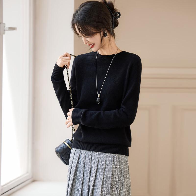 Srcr Women's 100% Wool Autumn/Winter Knit Sweater