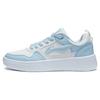 Li Ning Line 2.0 Slip Resistant Abrasion Resistant Low Top Skateboard Shoes Women's White Blue AGCT338-3