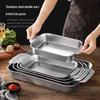Lu Fenglai Stainless Steel Double-Ear Roasting & Serving Tray