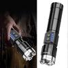 LED Flashlight Zoomable Light Super Bright Torch USB Rechargeable Lamp