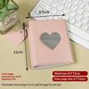 Cute Heart Design Photocard Holder 3 Inch 40 Pockets Hollow Photo Album for Teen Idol Lomo Card Collection Organization