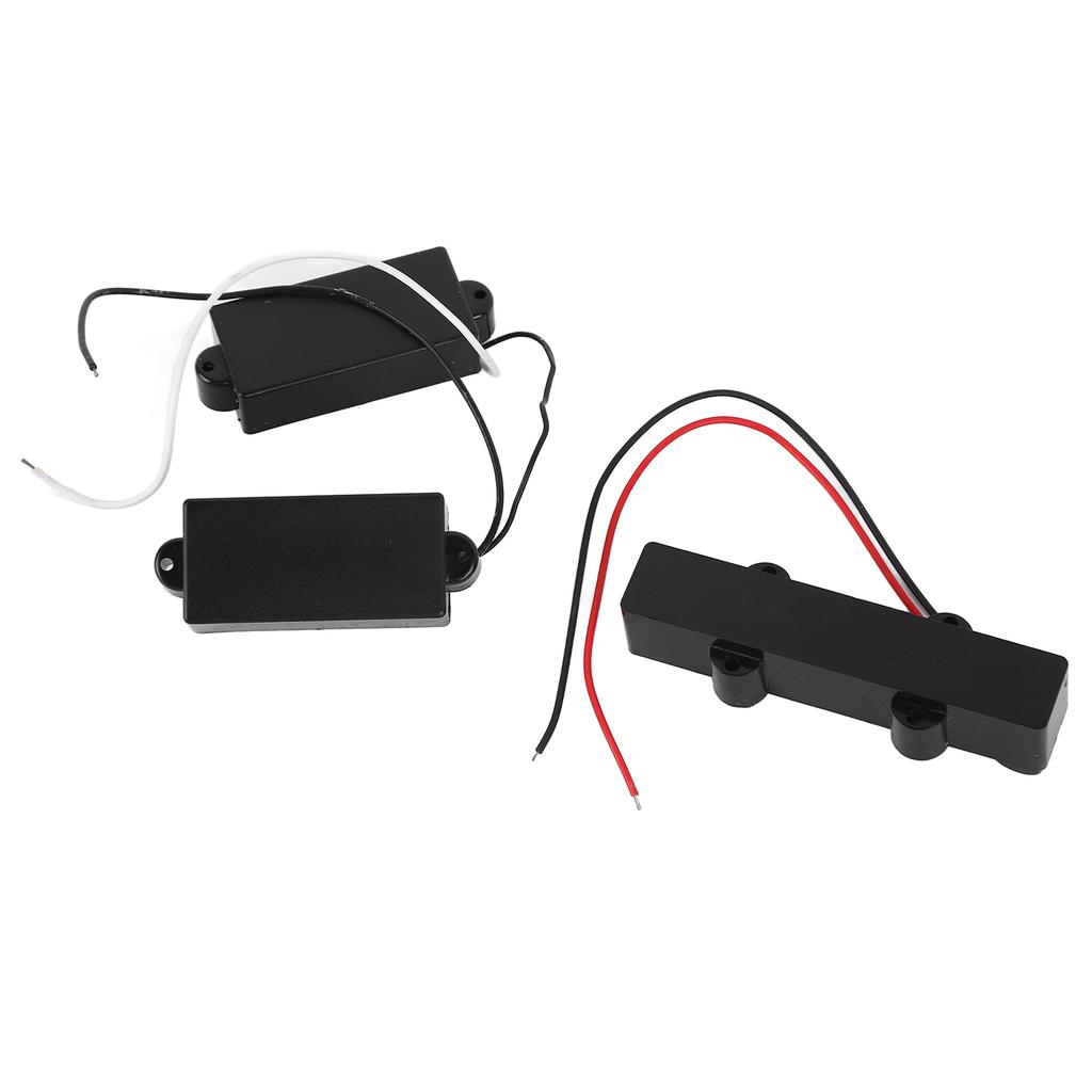 Closed Electric Bass Pickups Low Noise Powerful Output Guitar Enclosed Pickup Set Musical Instrument Accessories