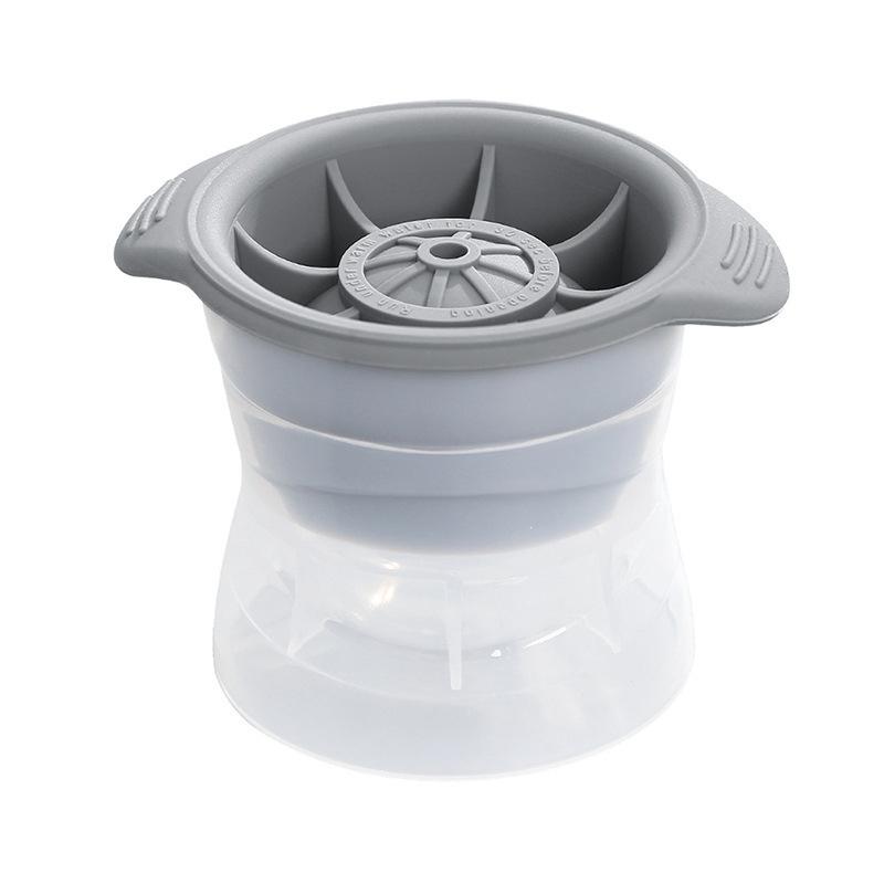 Whiskey Round Ice Cube Maker Silicone Ball Shape Spherical Ice Cube Mould Machine Quick Freezer Ice Mold Tray Kitchen Tools