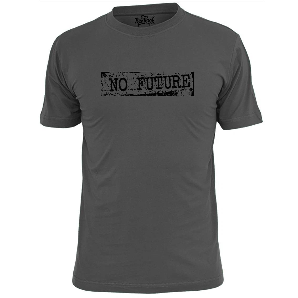 Mens No Future T shirt Punk Oi! 4XL