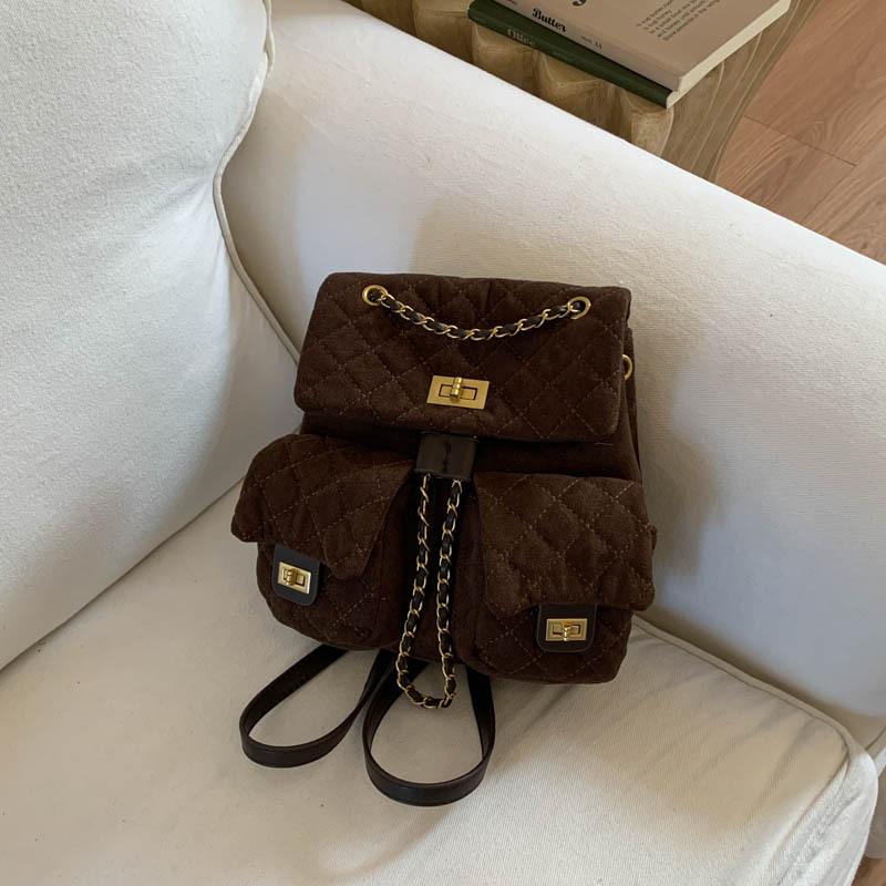 

Niche design casual retro backpack fashion trend personalized new backpack 2025 autumn and winter women s bag