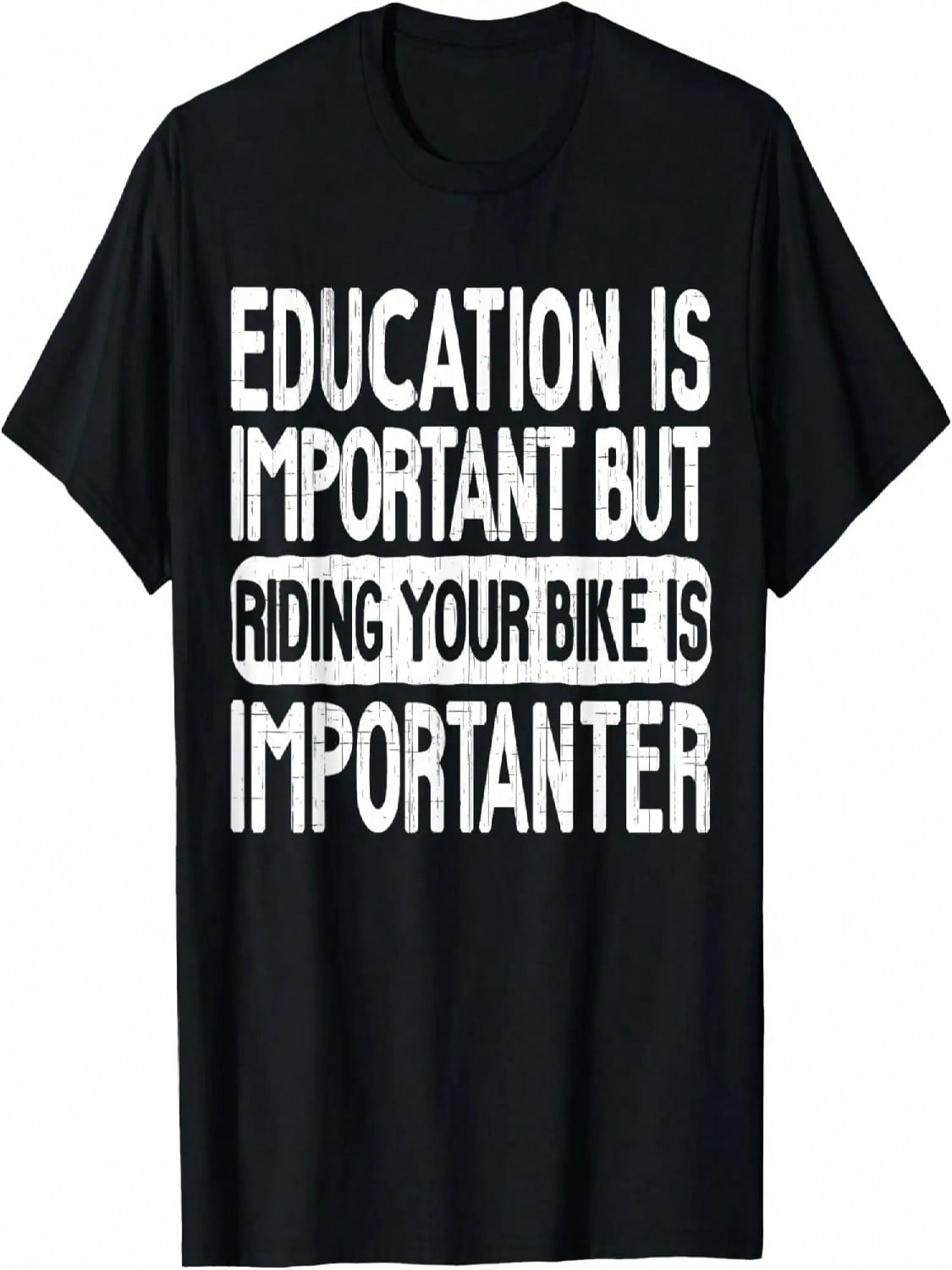 Funny Bicycle Shirt Biking Is Importanter Cycling Shirt Gift T-Shirt S разноцветный