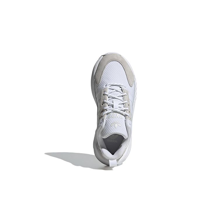 Adidas Originals ZX 22 Comfortable Durable Breathable Low-Top Kids Running Shoes Kids Running Shoes White Gray GW3660