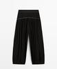 Masimodutti Contrast Fluid Pants