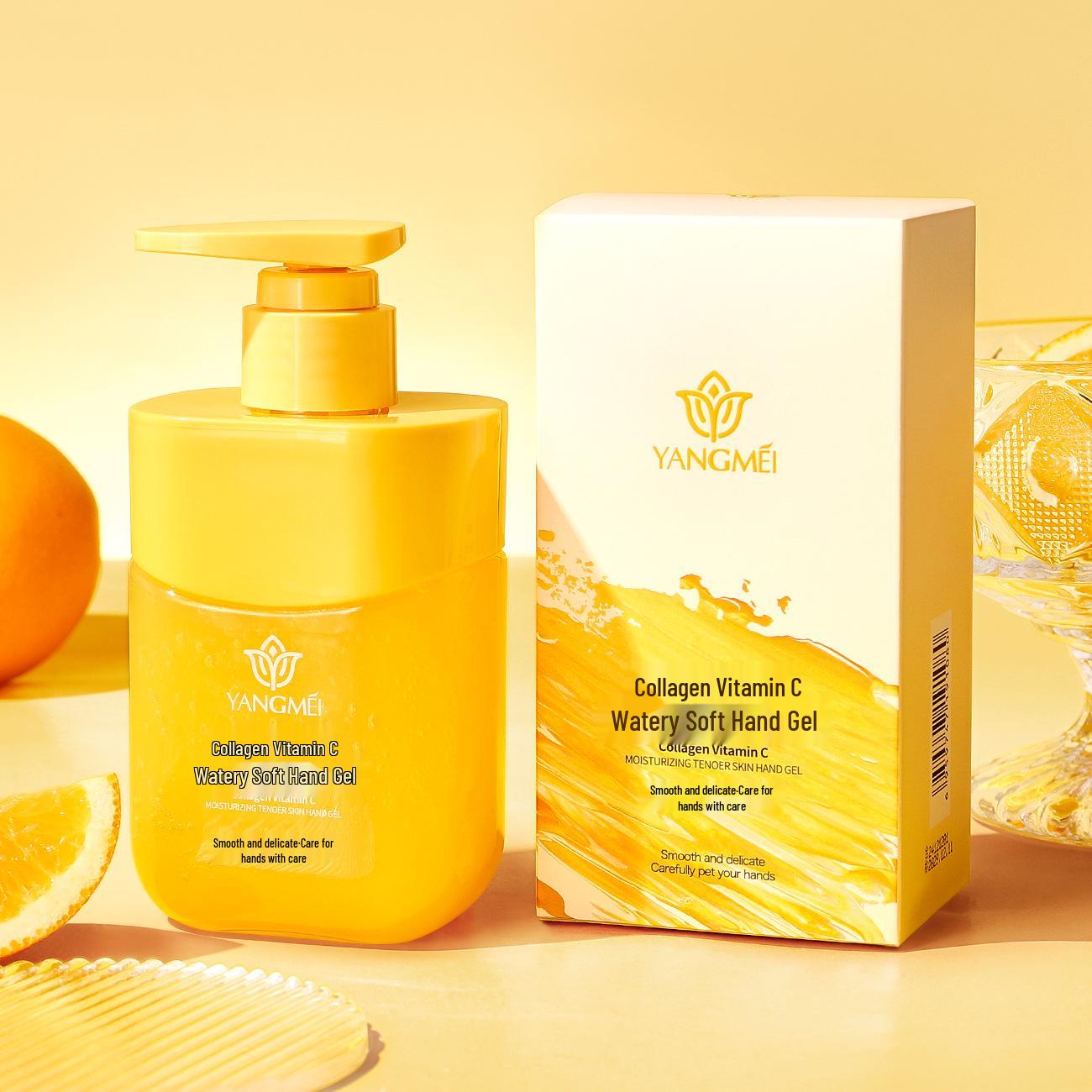 

Увлажняющий гель для рук Yangmei Collagen & Vitamin C – Легкий, смягчающий крем для гладких рук.