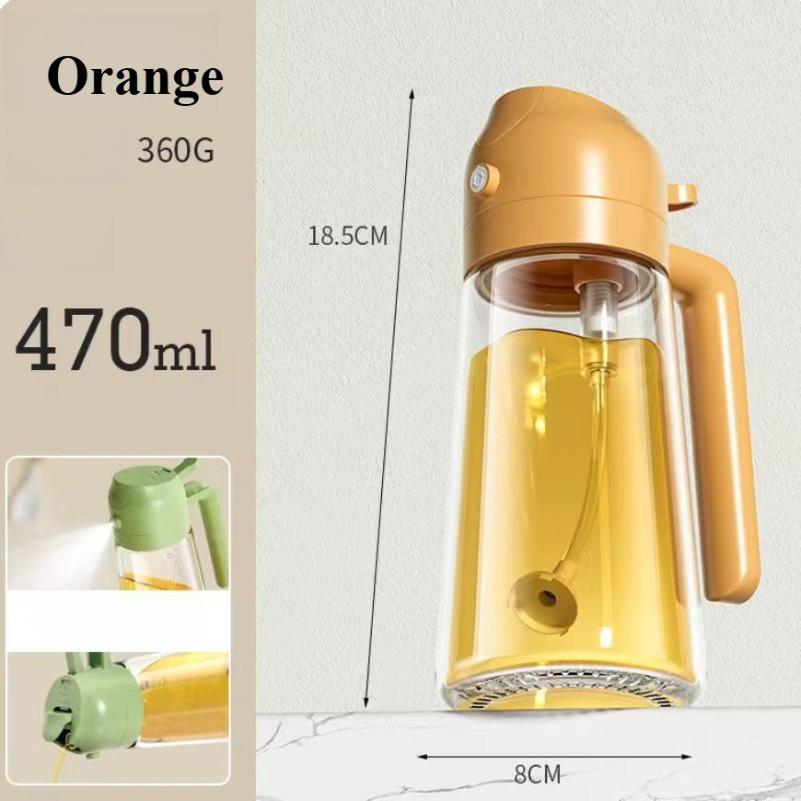 

Стеклянный распылитель и дозатор оливкового масла 2 в 1 – кухонный инжектор для масла прессового типа для салатов, выпечки, жарки и барбекю