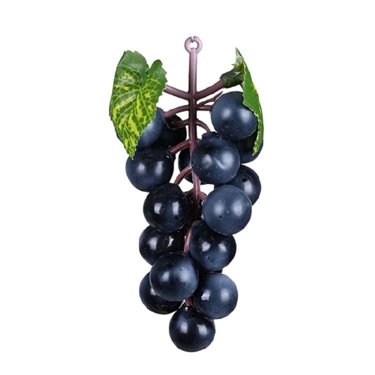 5 Strand Detailed Replicas Grape Faux PVC Fruit Decorations Perfect for Holiday Party Wedding Centerpieces