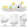 Allover Printed EVA Casual Clogs Men Women Soft Sole Easy Clean Lightweight Slip On Sandals Slippers Summer Daily Leisure Shoes