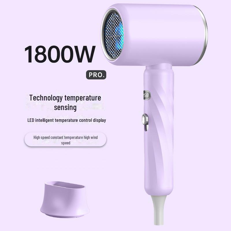 Hochleistungs-Digitalanzeige-Haartrockner mit intelligenter Temperaturregelung und Blaulicht-Ionen-Technologie