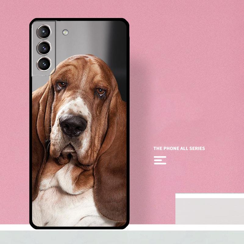 Basset Hound Dog Phone Case For Samsung Galaxy S25 S26 Ultra S20 S21 S22 S23 S24 S10 Plus S25 FE Cover Coque