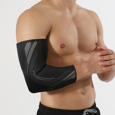 Unisex Knitted Elbow Support: Anti-Slip, Breathable, Sweat-Wicking for Sports & Fitness