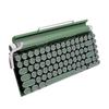 OUSEITECH Mechanical Blue LED Waterproof Compatible with Retro Stylish for Use Typewriter-Style Keyboard, Switches, Backlight, Hot-Swap, 83-Key