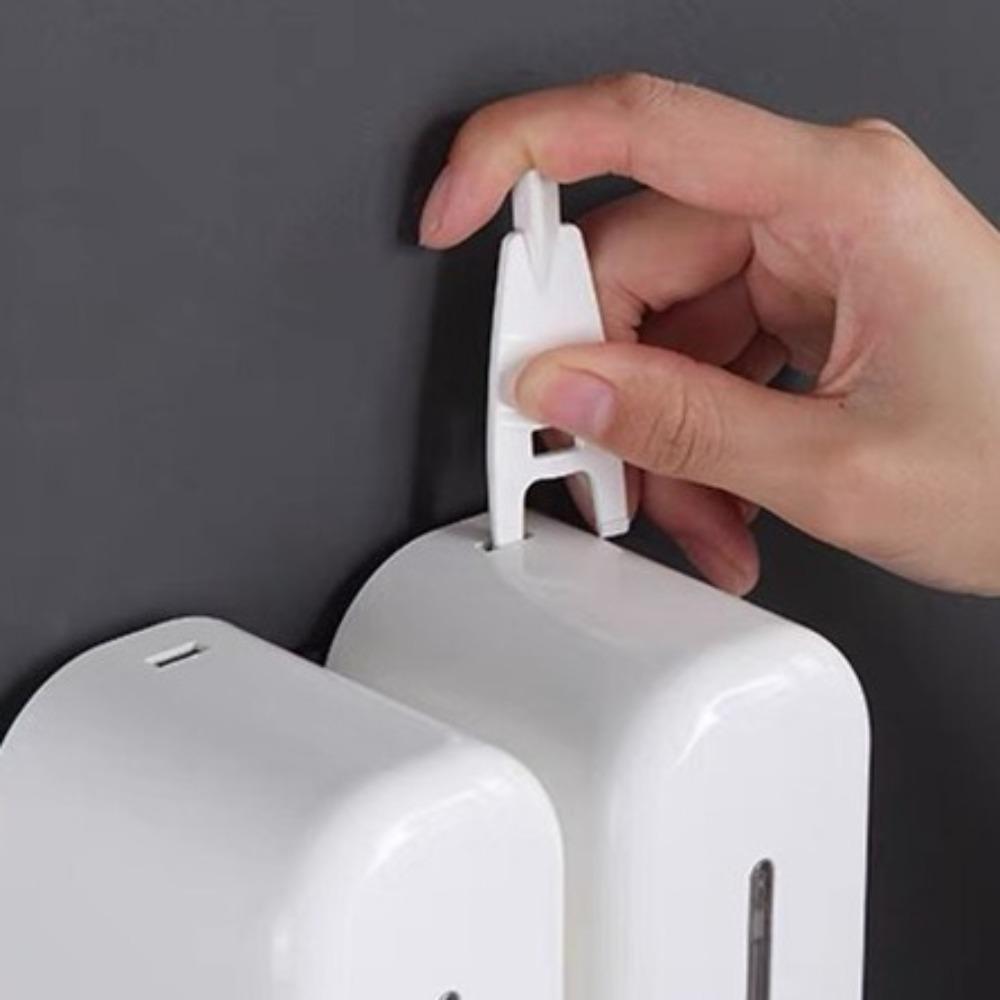 Touch-Free Wall Mount Soap Dispenser Hygienic Hand Soap Dispenser Manual Shampoo Dispenser  Kitchen