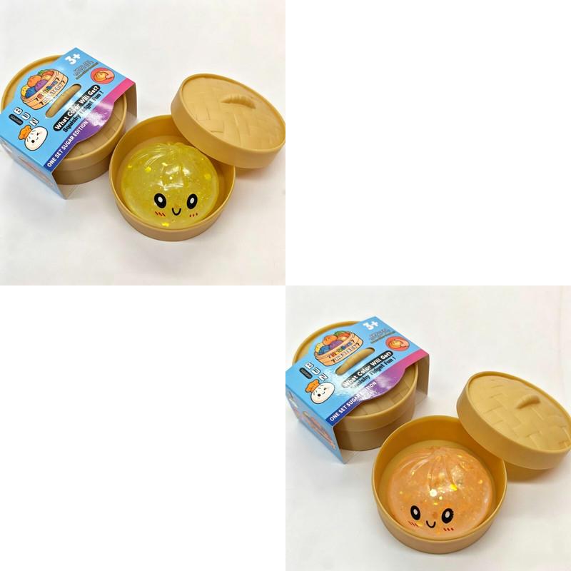 Heißer Glitzer Knödel Quetschspielzeug Squishy Malzose Serie mit Box Fidget Spielzeug Knödel Sensorisch zur Stressbewältigung Langsamer Rückprall Kreatives Geschenk