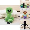 Minecraft Creeper Steve Enderman Plush Toy With Short Pile Fabric For Kids And Collectors