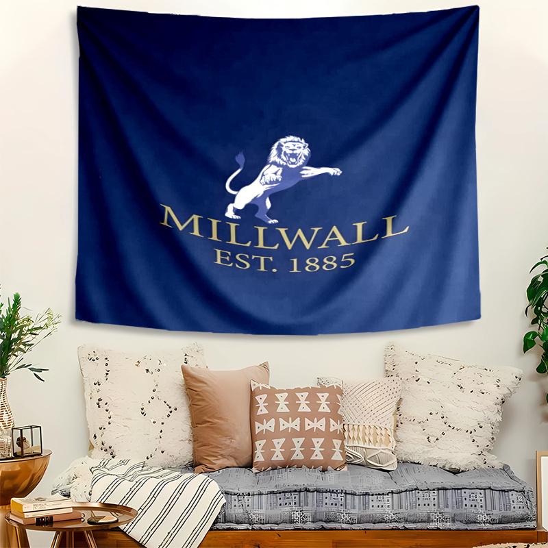 Millwall Football Club Tapestry Wall Hanging Room Background Cloth Home Decor Beach Mat Yoga Mat Sofa Bed Sheet